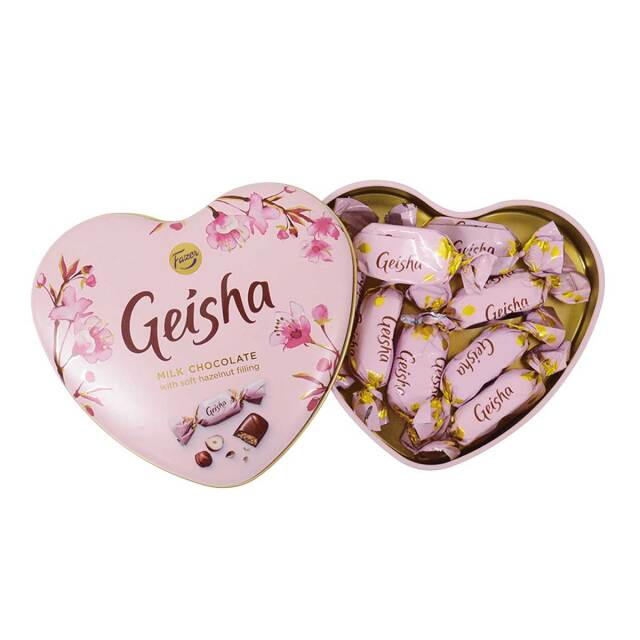 Fazer ファッツェル｜Geisha ゲイシャ ハート缶