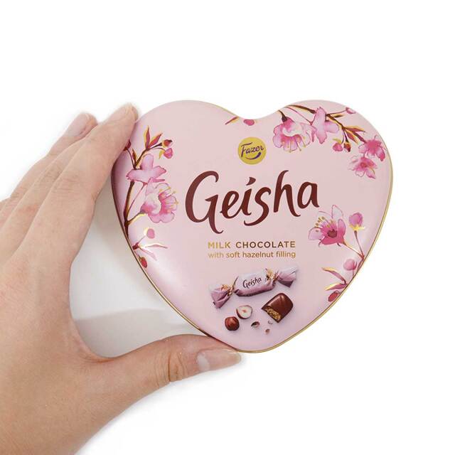 Fazer ファッツェル｜Geisha ゲイシャ ハート缶