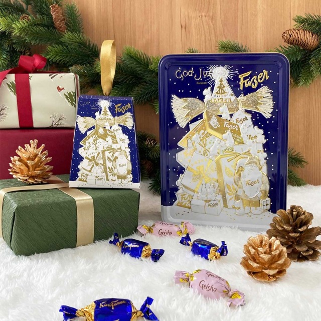 Fazer ファッツェル｜ムーミン GodJul オーナメントボックス ブルー