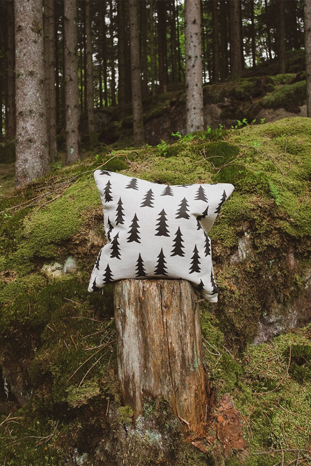 Fine Little Day/ファインリトルデイ/リネンベース クッションカバー/GRAN