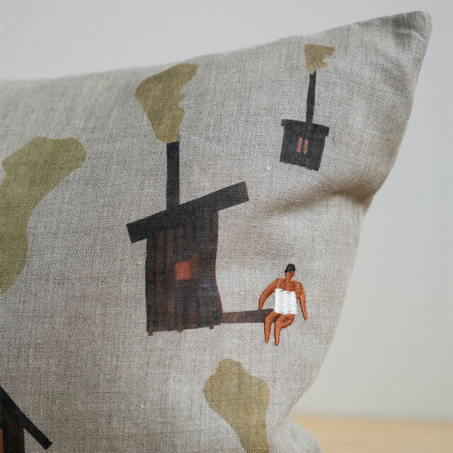 Fine Little Day クッションカバー 楽天市場】Fine Little Day BOTANIC LEAVES 刺繍 クッション