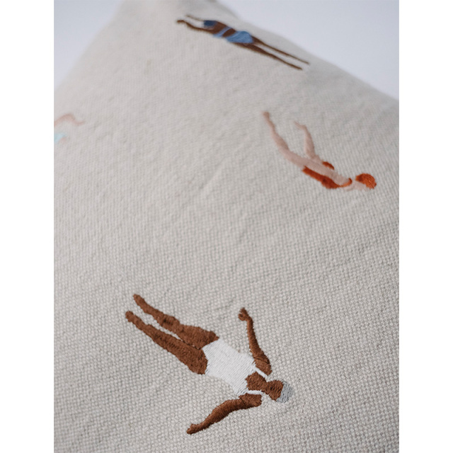 Fine Little Day/ファインリトルデイ/クッションカバー/SWIMMERS