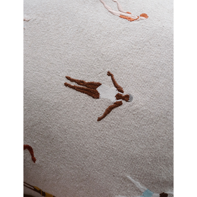 Fine Little Day/ファインリトルデイ/クッションカバー/SWIMMERS