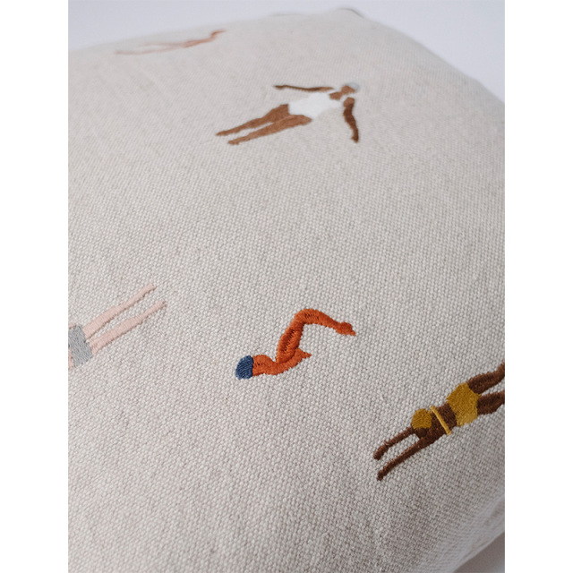 Fine Little Day/ファインリトルデイ/クッションカバー/SWIMMERS