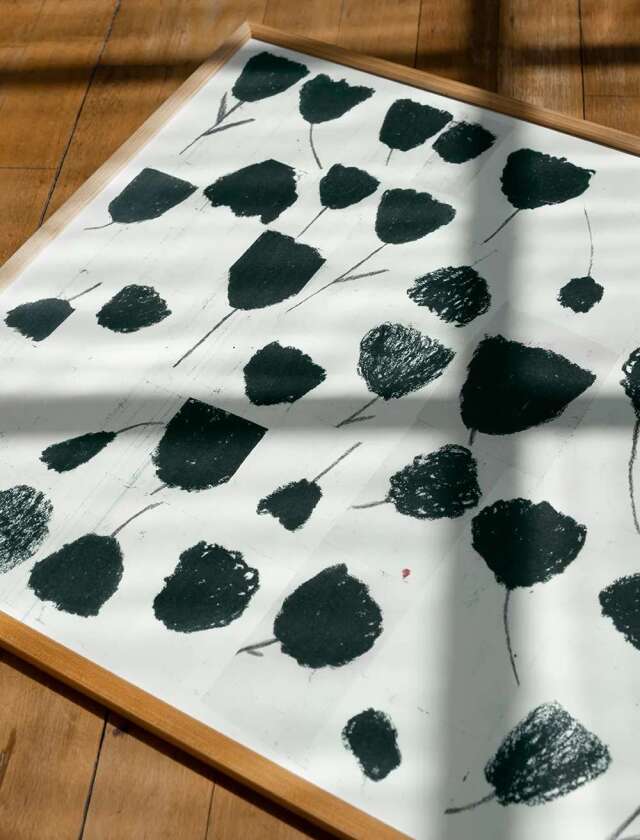 Fine Little Day ファインリトルデイ｜Isis Maakestad｜ポスター BOUQUET BLACK［50×70cm］