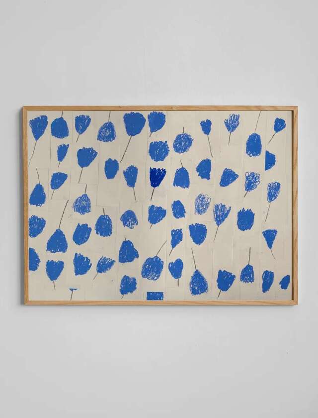 Fine Little Day ファインリトルデイ｜Isis Maakestad｜ポスター BOUQUET BLUE［50×70cm］