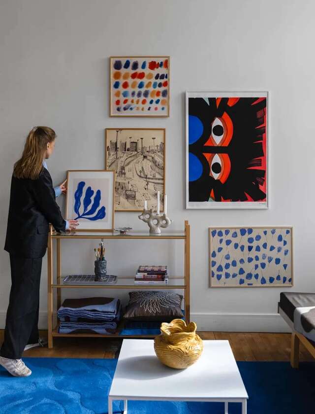 Fine Little Day ファインリトルデイ｜Isis Maakestad｜ポスター BOUQUET BLUE［50×70cm］