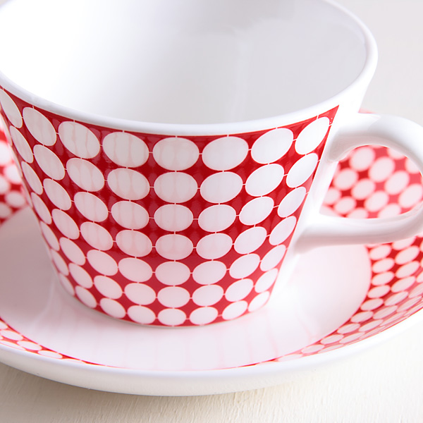 グスタフスベリEVA エヴァ/ ティーカップ&ソーサー ＋22cmプレートセット 復刻版】Gustavsberg/グスタフスベリ/EVA/エヴァ/コーヒーカップ