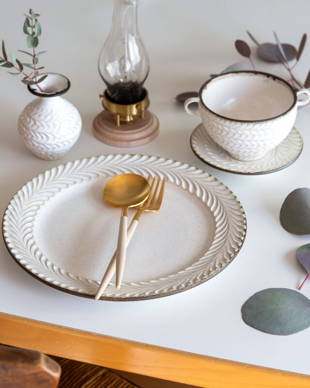 はしもとさちえ｜ティーカップ＆ソーサー（c）