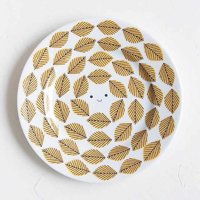 House of Rym/ハウスオブリュム/プレート（22cm）/Yellow Leaves