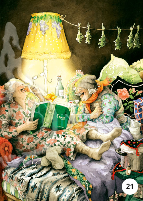 Inge Look インゲ・ルーク｜ポストカード Aunties（愉快なおばさんたち）［21-40］