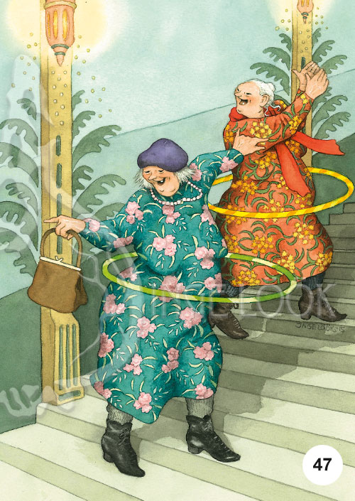 Inge Look インゲ・ルーク｜ポストカード Aunties（愉快なおばさんたち）［41-60］