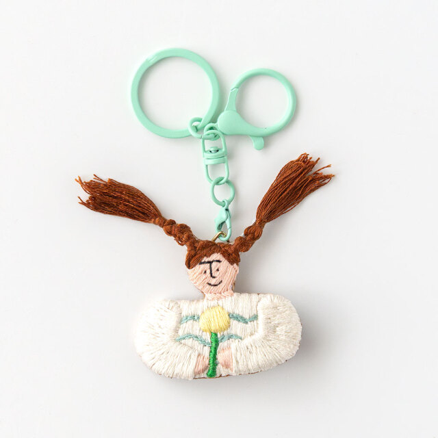 weekends手と花のデザインブローチ 個別販売】いとのきのした｜手刺繍ブローチ(3way) ジューニンズ