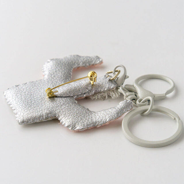 【個別販売】いとのきのした｜手刺繍ブローチ(3way) マッチョ