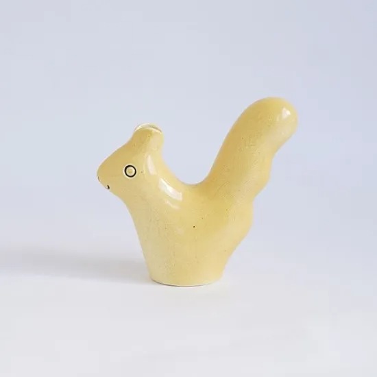 鹿児島睦 x Keramik Studion｜花瓶 En Liten Van リス（イエロー）