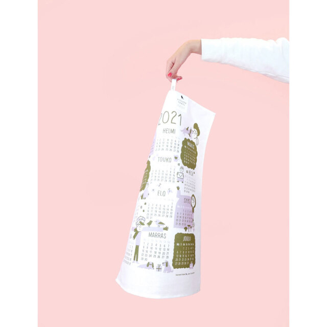 Kauniste/カウニステ/2021年カレンダーキッチンタオル