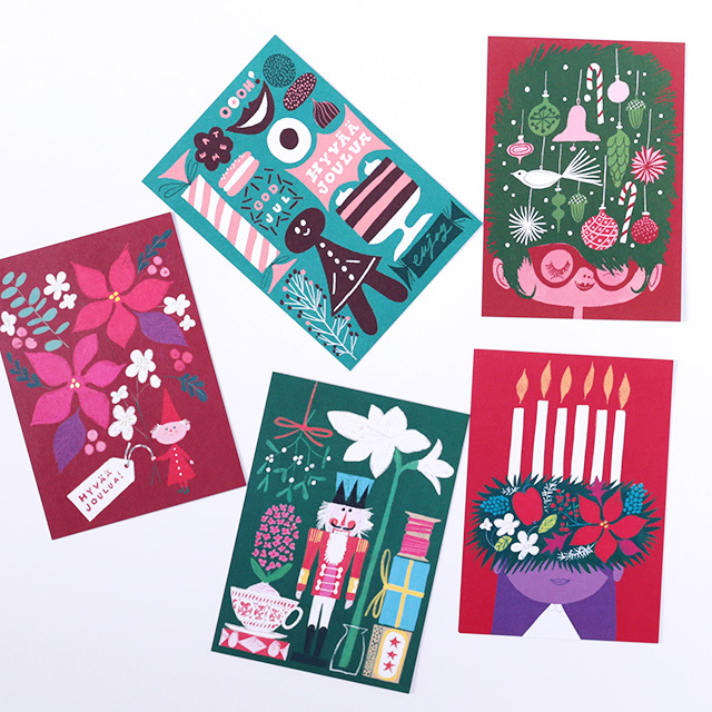 Kehvola Design/ケフボラ・デザイン/ポストカード/サンナ・マンデル(全5柄)