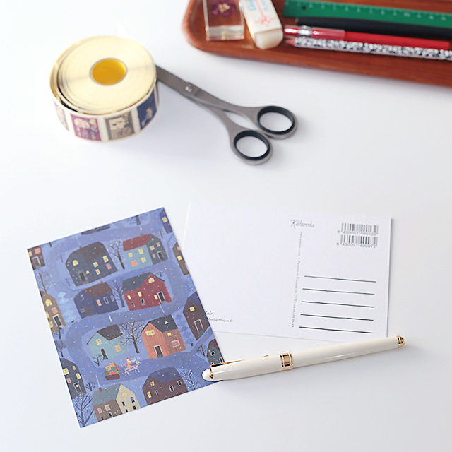 Kehvola Design/ケフボラ・デザイン/クリスマス ポストカード/Matti Pikkujamsa(全10柄)