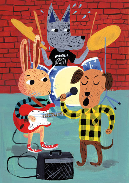 Kehvola Design ケフボラ・デザイン｜ポストカード マッティ・ピックヤムサ [リズム]