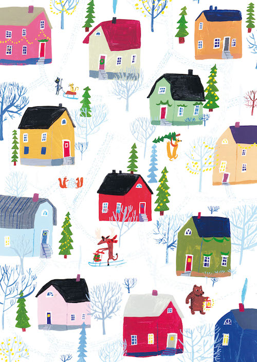 Kehvola Design/ケフボラ・デザイン/クリスマス ポストカード/Matti Pikkujamsa(全10柄)