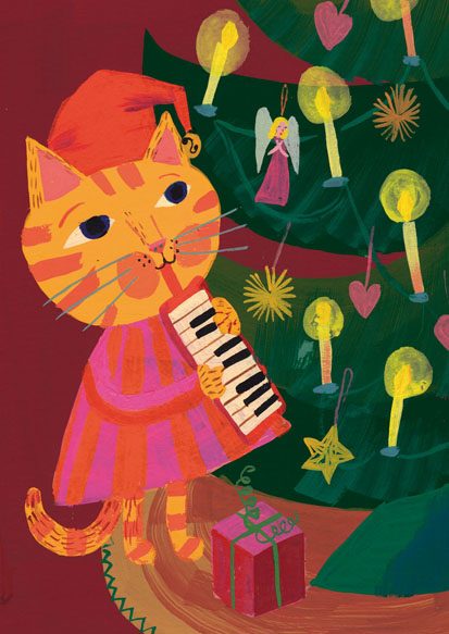 Kehvola Design ケフボラ・デザイン｜ポストカード マッティ・ピックヤムサ [リズム]