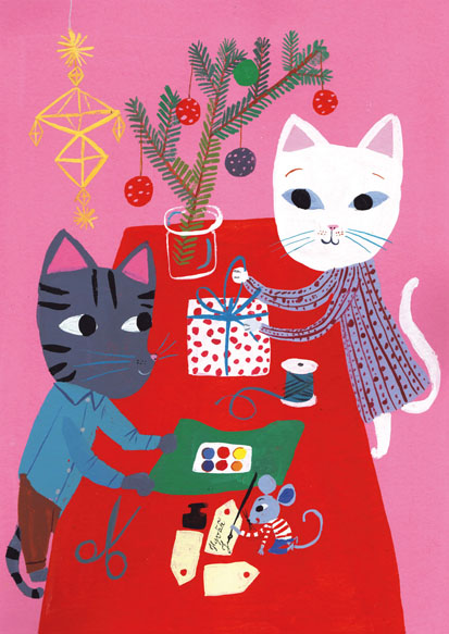 Kehvola Design ケフボラ・デザイン｜ポストカード マッティ・ピックヤムサ［クリスマス］