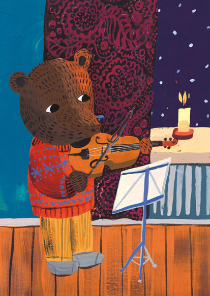 Kehvola Design ケフボラ・デザイン｜ポストカード マッティ・ピックヤムサ [リズム]