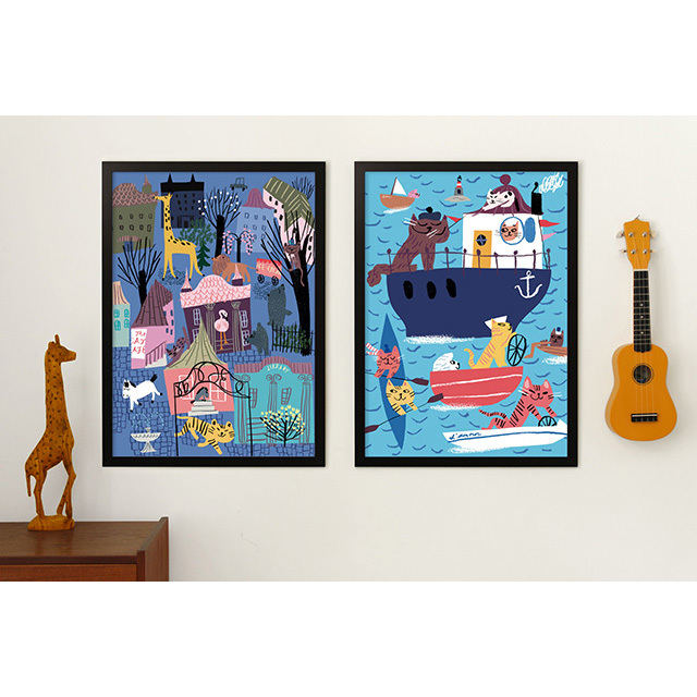 Kehvola Design/ケフボラ・デザイン/ポスター[50×70cm]/マリカ・マイヤラ(全3柄)