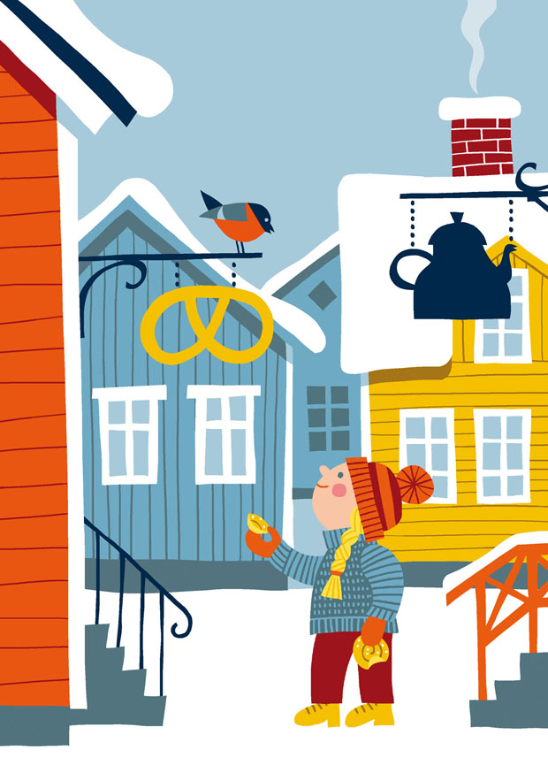 Kehvola Design ケフボラ・デザイン｜ポストカード ティモ・マンッタリ［クリスマス］