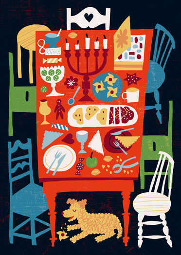 Kehvola Design ケフボラ・デザイン｜ポストカード ティモ・マンッタリ［クリスマス］