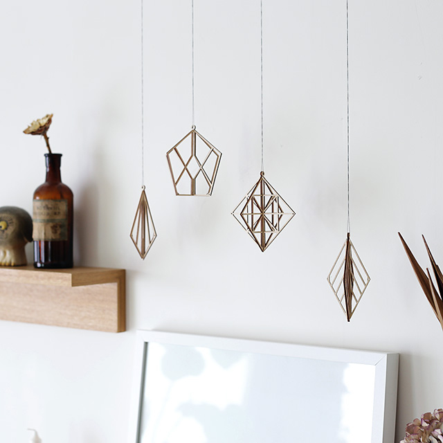 Kito/木製オーナメント(全4種) ヒンメリ