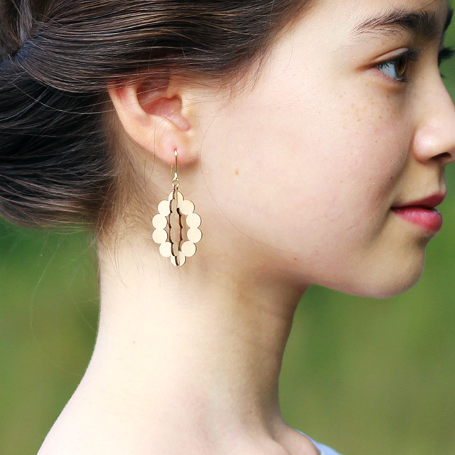 Kito/木製ピアス