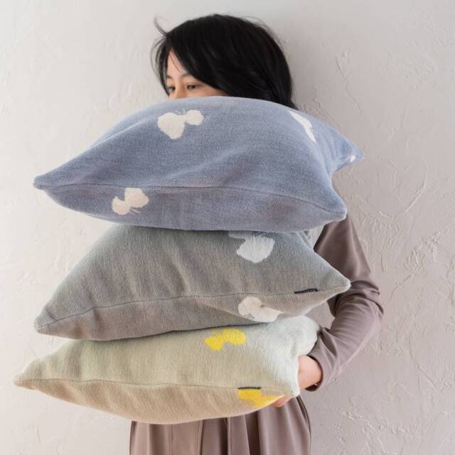 KLIPPAN × mina perhonen 新品クッションカバー KLIPPAN/mina perhonen シュニールコットン クッションカバー
