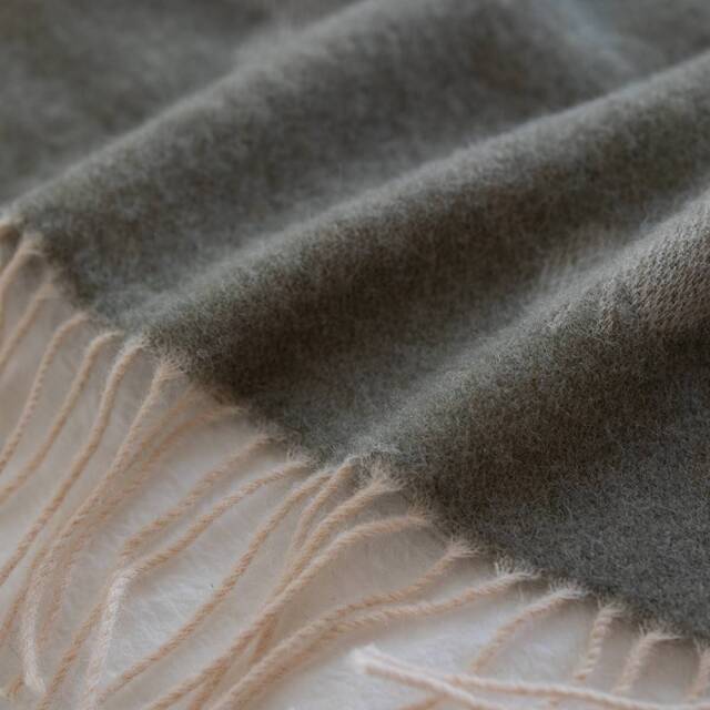 KLIPPAN × mina perhonen｜ウールスローブランケット CHOUCHO COMFOTA