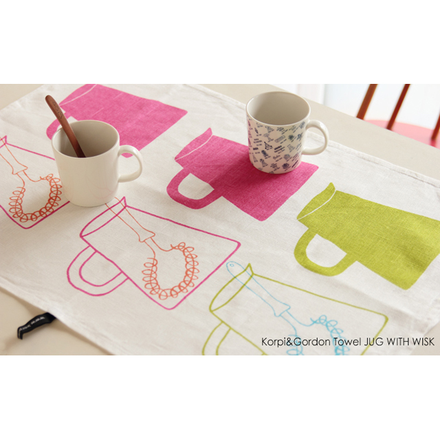 KORPI&GORDON/コルピ＆ゴードン/キッチンタオル/JUG WITH WISK