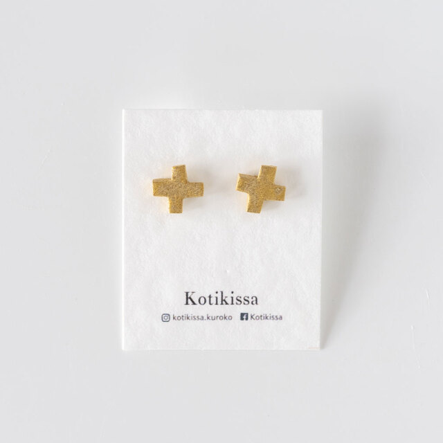 Kotikissa｜ピアス クロス