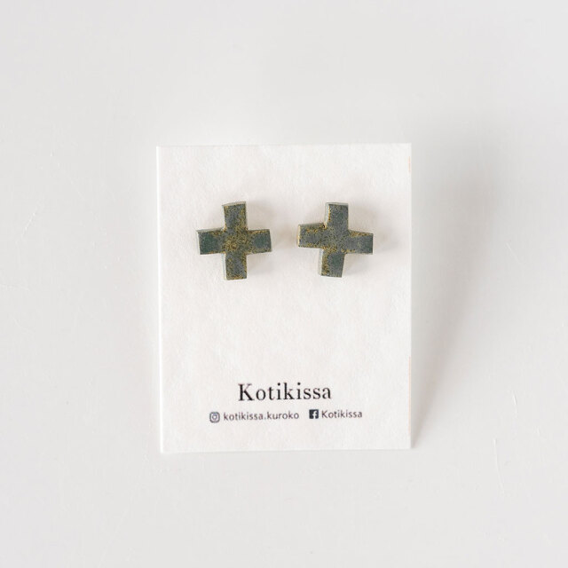 Kotikissa｜ピアス クロス