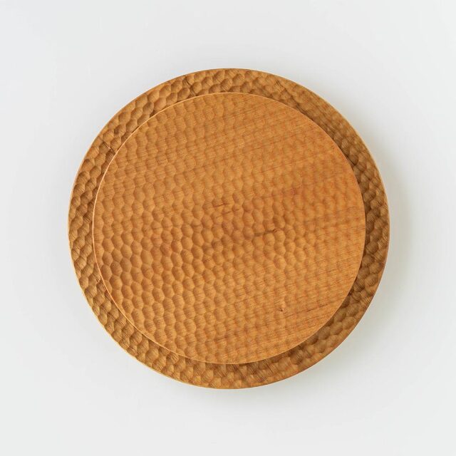 高塚和則｜さくらのパン皿（20cm・24cm）