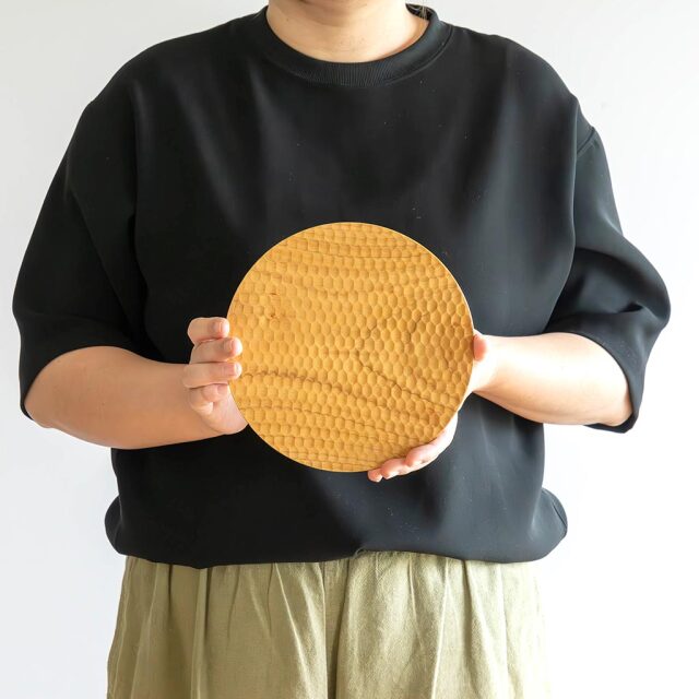高塚和則さん パン皿3枚セット 高塚和則 花形パン皿 中/Φ200 サクラ KO-37 | svale furniture