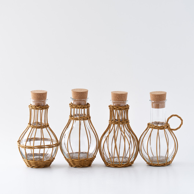 kuroshiro works｜ラタン フラワーベース