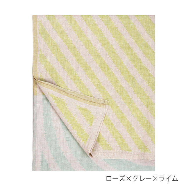 LAPUAN KANKURIT × mina perhonen｜ウォッシュドリネンマルチユースタオル（95x180cm） METSALAMPI
