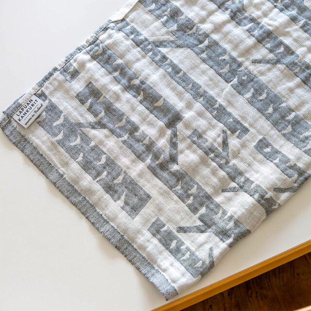 LAPUAN KANKURIT ラプアンカンクリ｜ウォッシュドリネンタオル（46x60cm） KOIVU