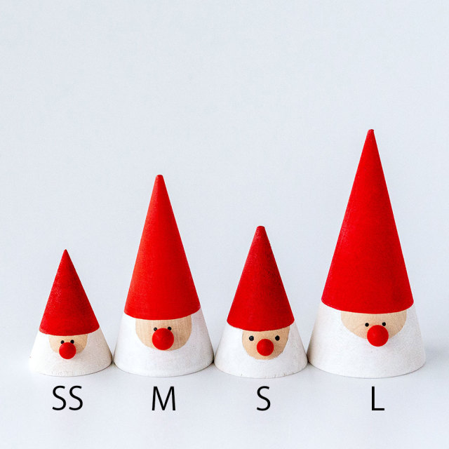 Larssons Tra ラッセントレー｜木のサンタ（丸）Lサイズ COMFOTA