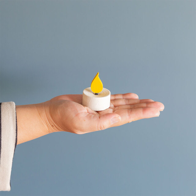 Larssons Tra ラッセントレー｜木製ティーライトキャンドル COMFOTA
