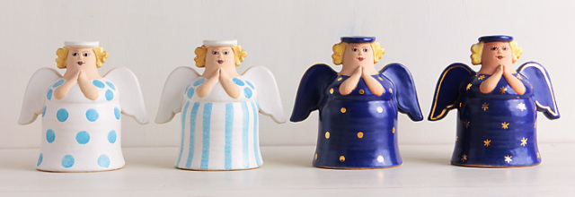 【個別販売】Lisa Larson リサ・ラーソン｜キャンドルホルダー ANGEL エンジェル