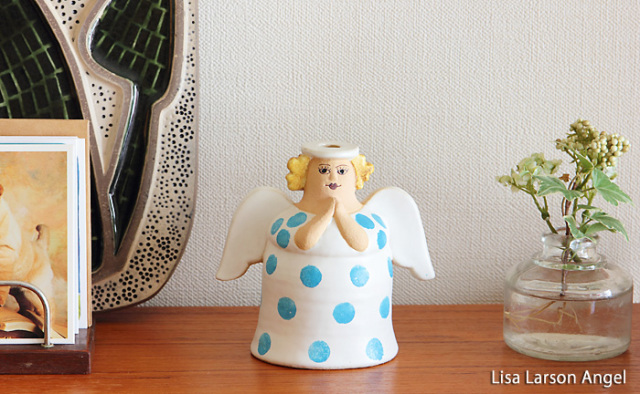 個別販売】Lisa Larson リサ・ラーソン｜キャンドルホルダー ANGEL