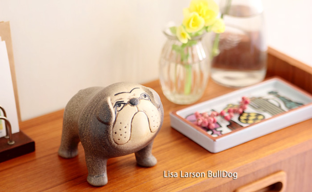 【個別販売】Lisa Larson リサ・ラーソン｜ブルドッグ M