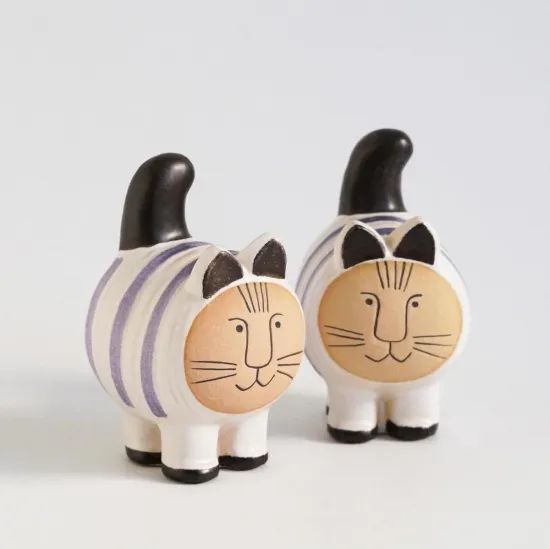 【個別販売】Lisa Larson リサ・ラーソン｜DIECI CAT ディエチキャット 限定ボーダー