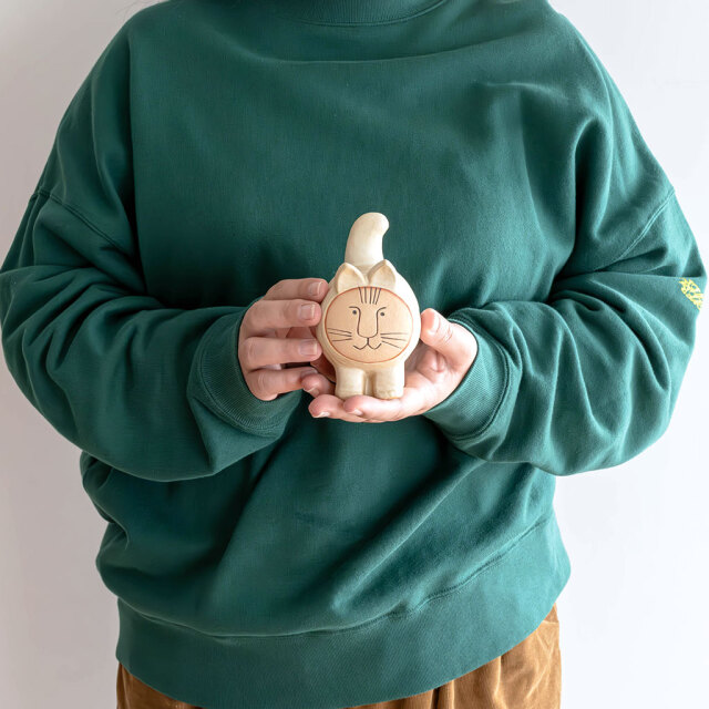 【個別販売】Lisa Larson リサ・ラーソン｜ディエチキャット DIECI CAT アイボリー