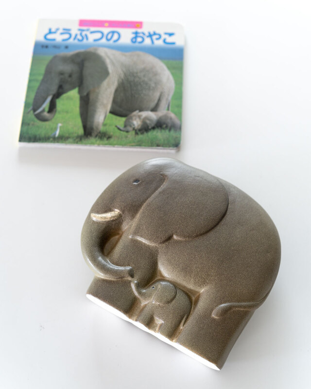 【個別販売】Lisa Larson リサ・ラーソン｜ELEPHANT WITH BABY 象の親子
